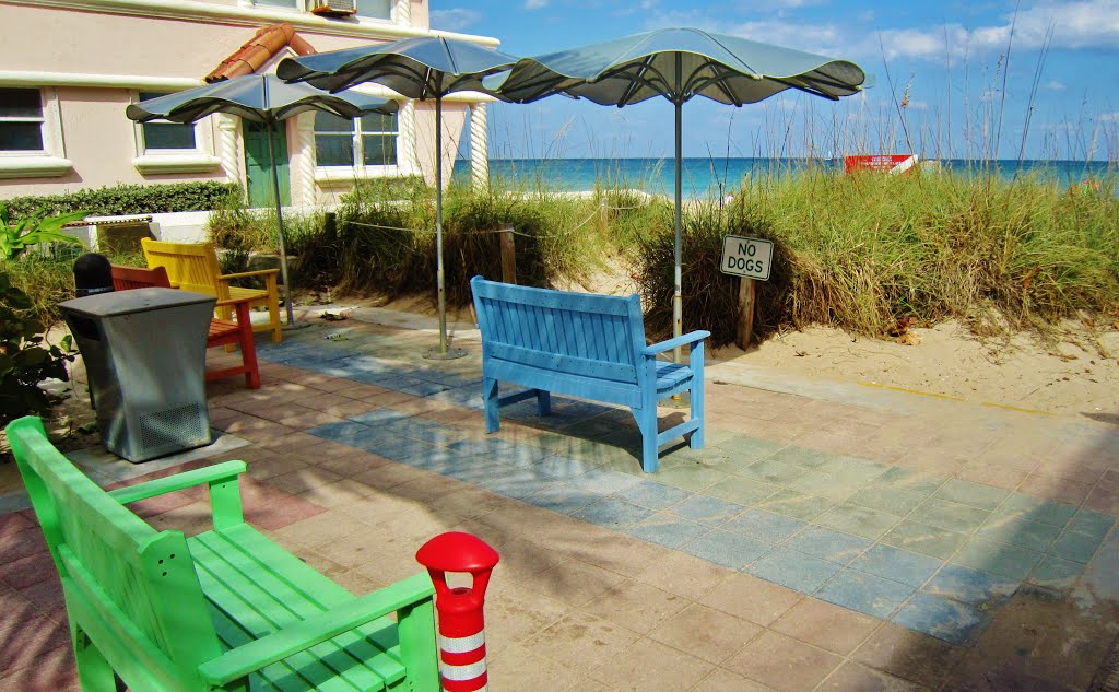 Cosy rest area to the beach in Lauderdale-By-The-Sea, Florida,USA