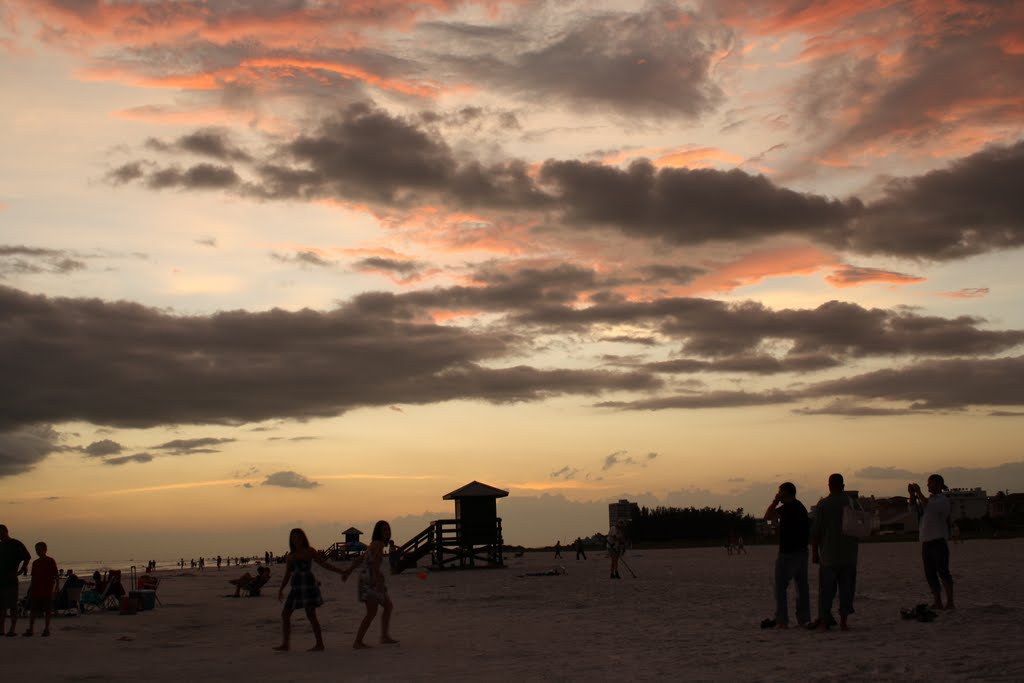 Sunset at Siesta Key Beach, Florida