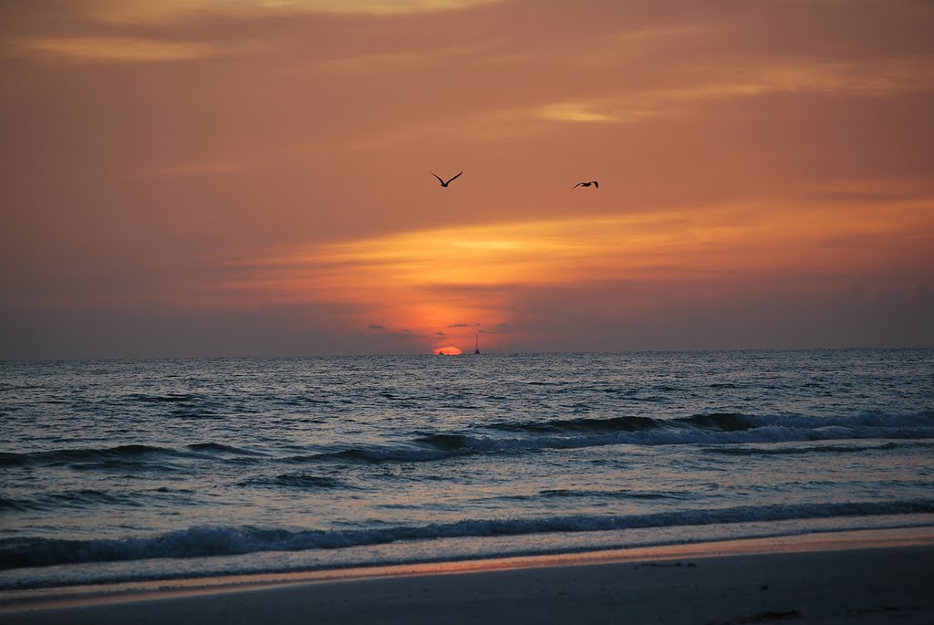 Beautiful sunset at Siesta Key