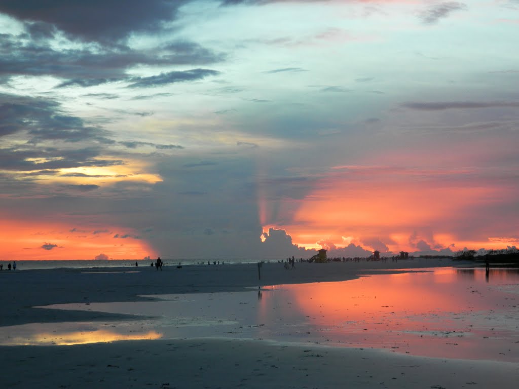 La naturaleza exhibe sus Obras de Arte, Siesta Beach, Fl