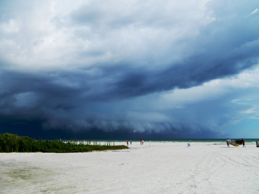 Cielo tormentoso en Cayo Siesta