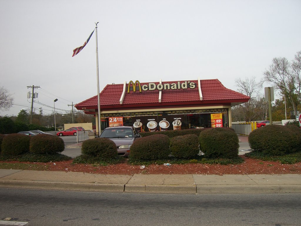 Popular american fast food.