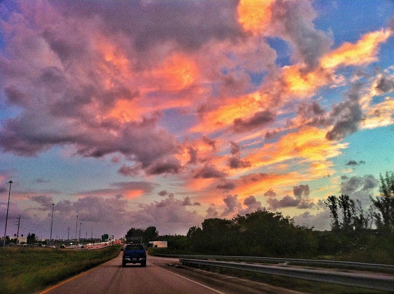 sunset miami