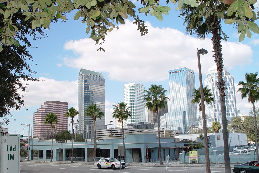 Tampa Florida skyline from the Ice Pallace (2-2009)