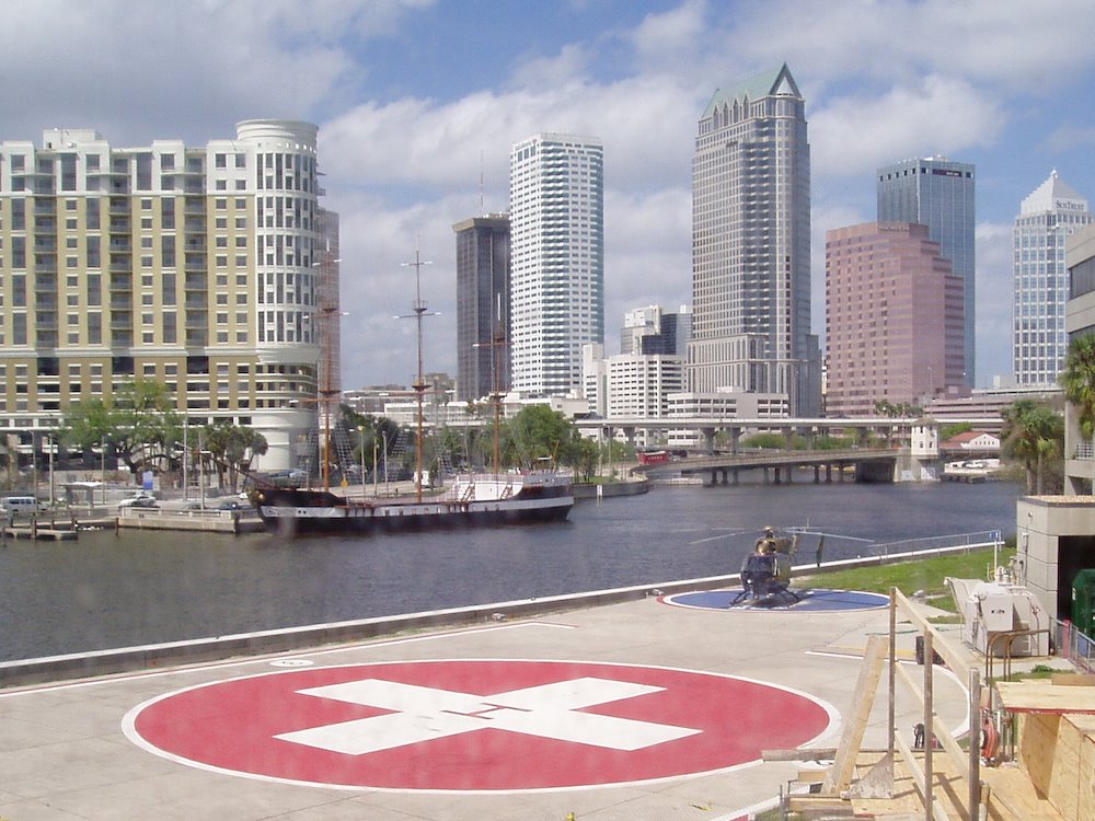 Heliport at Tampa General Hospital