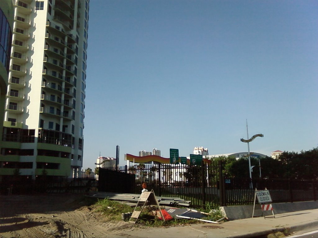 Channelside in Tampa under construction - Looking SW