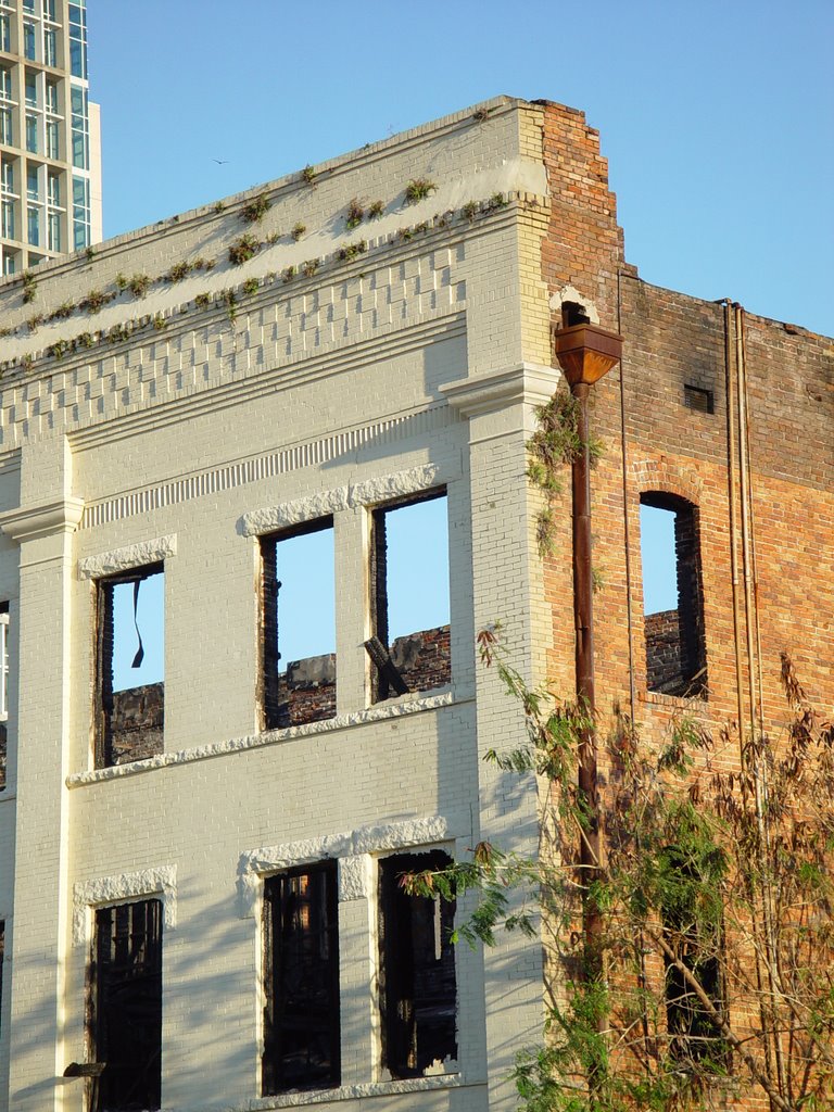 day after fire, 1907 City Savings Bank building, Tampa, Florida (3-6-2007) 1