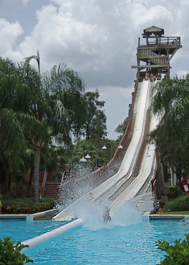 Adventure Island slide Gulf Scream