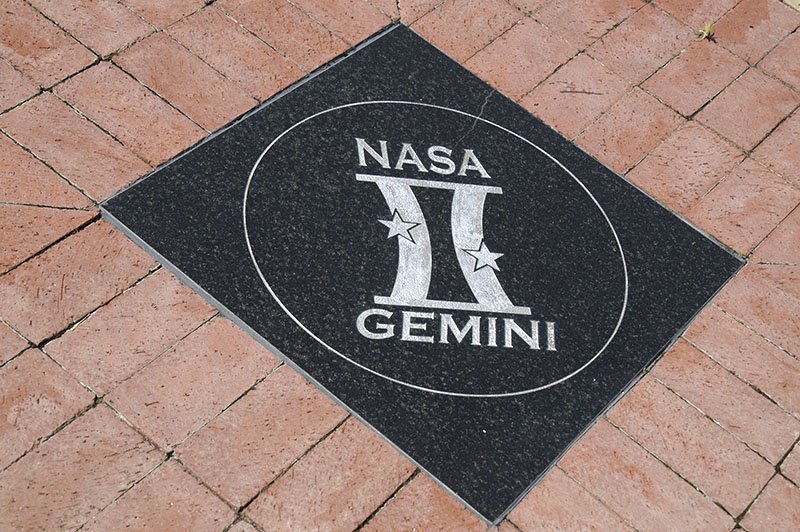 US Space Walk of Fame Gemini Monument, Titusville, Florida, USA