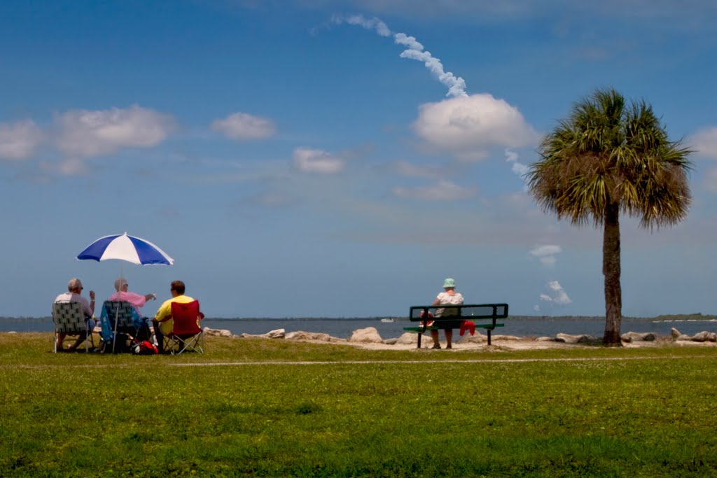 Titusville, (a few minutes after) shuttle launch 14/05/2010