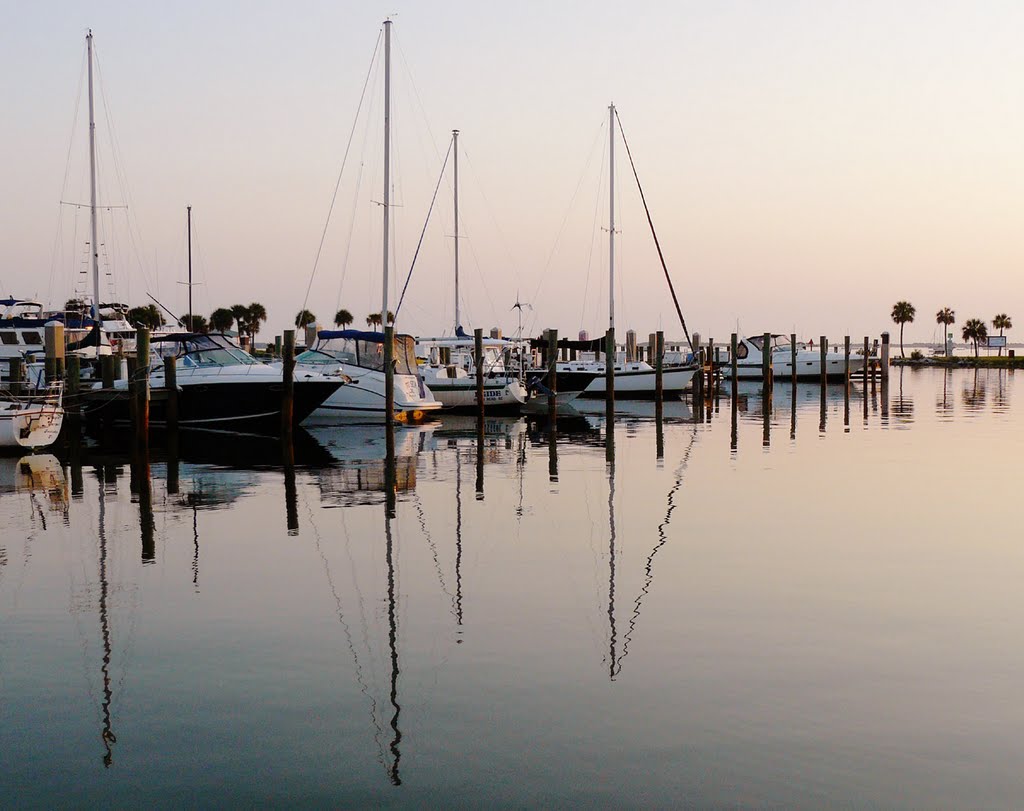 Sunrise in the marina