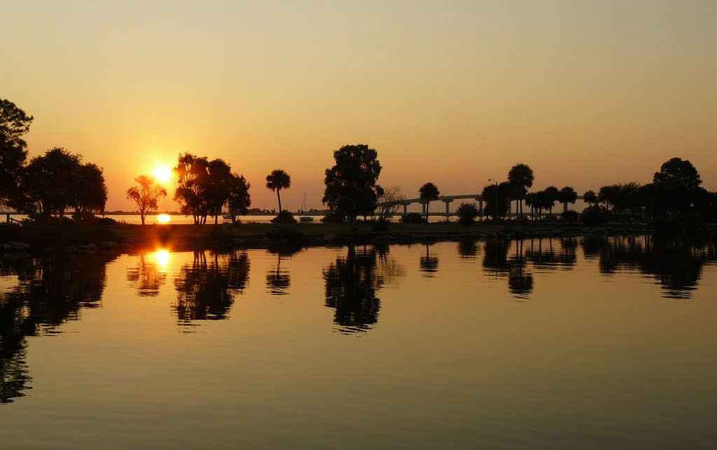 A. Max Brewer Memorial Pkwy Bridge at Sunrise