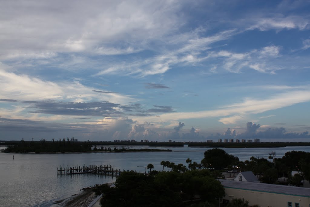 looking north east off south bridge in fort pierce
