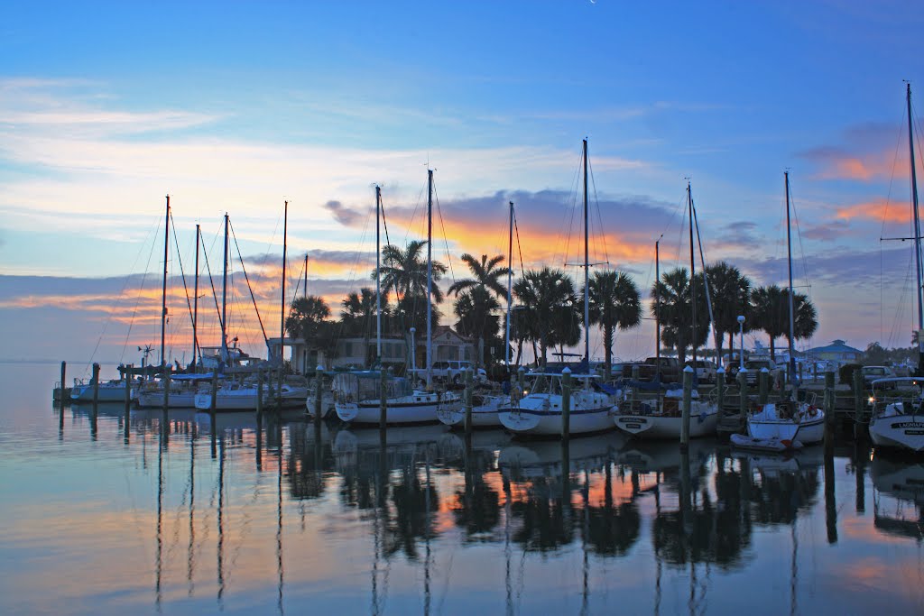 city marina sunrise,ft pierce