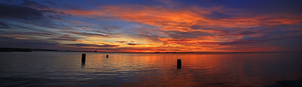 sunrise on the river