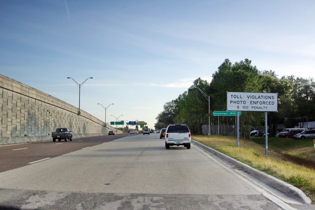 2012, Tampa, FL - entry ramp to Veterams Expressway