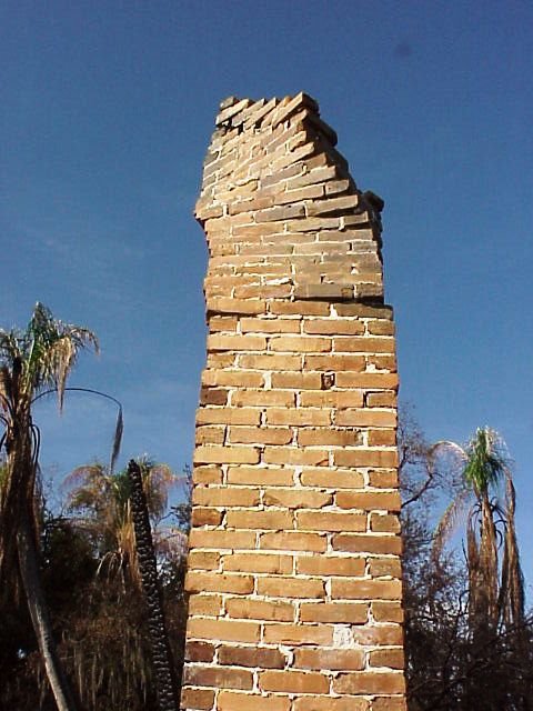 Mobley homestead chimney ruins, Citrus Park, Florida (7-2004)