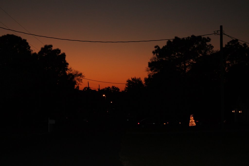 winter sunset
