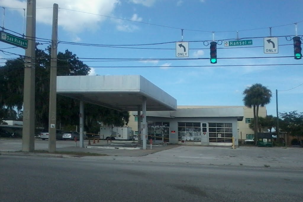 Abandoned gas station