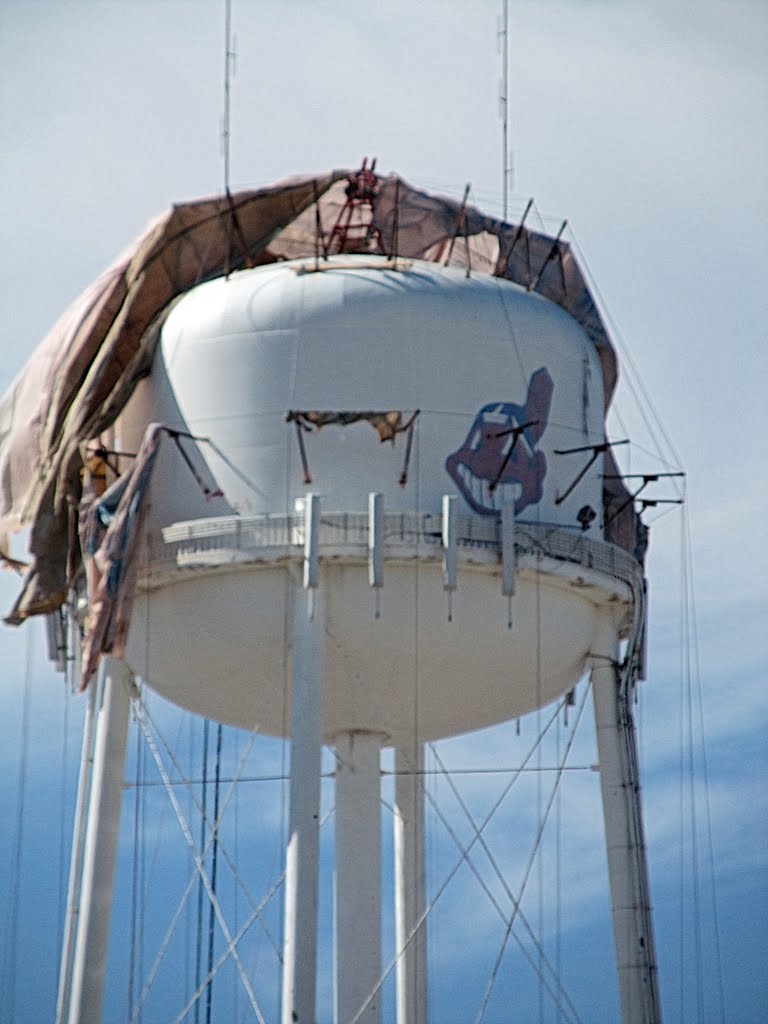 2012, Winter Haven, FL - water tower being repainted