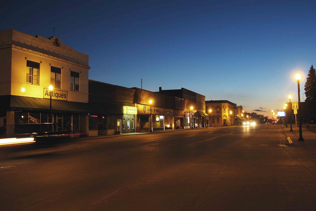Canton at night