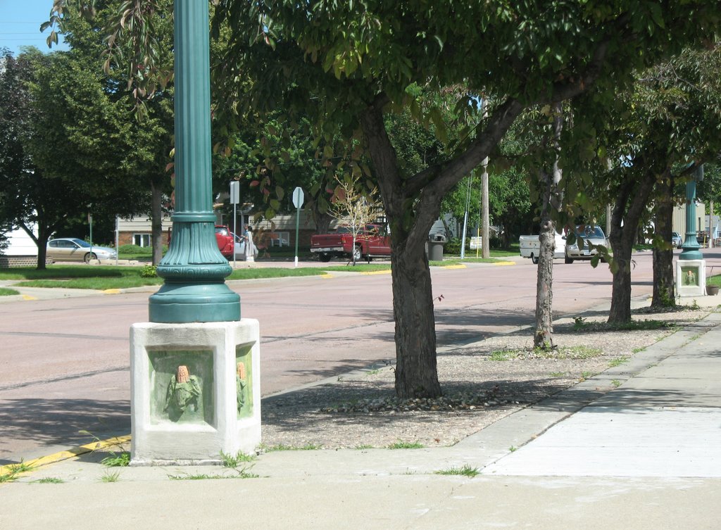 Corn light posts