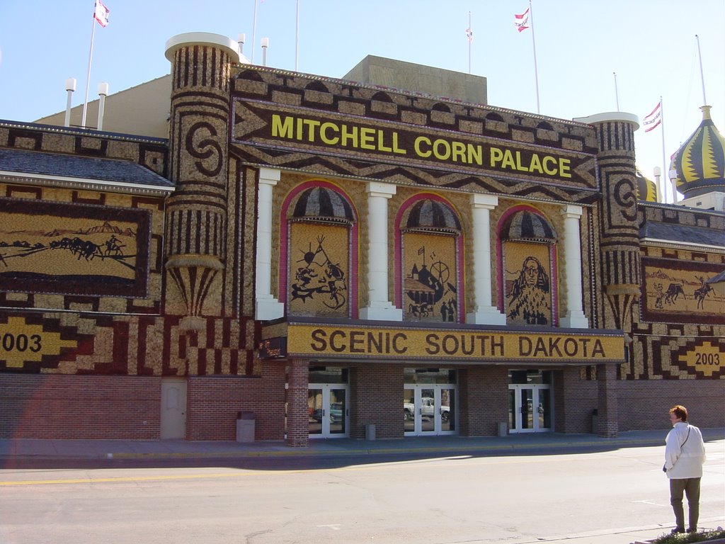 mitchell, south dakota, corn palace, front
