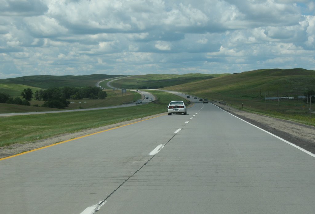 Small bridge ahead on 90