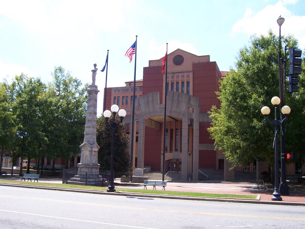 Anderson County Courthouse & CSA Memorial - Anderson, SC