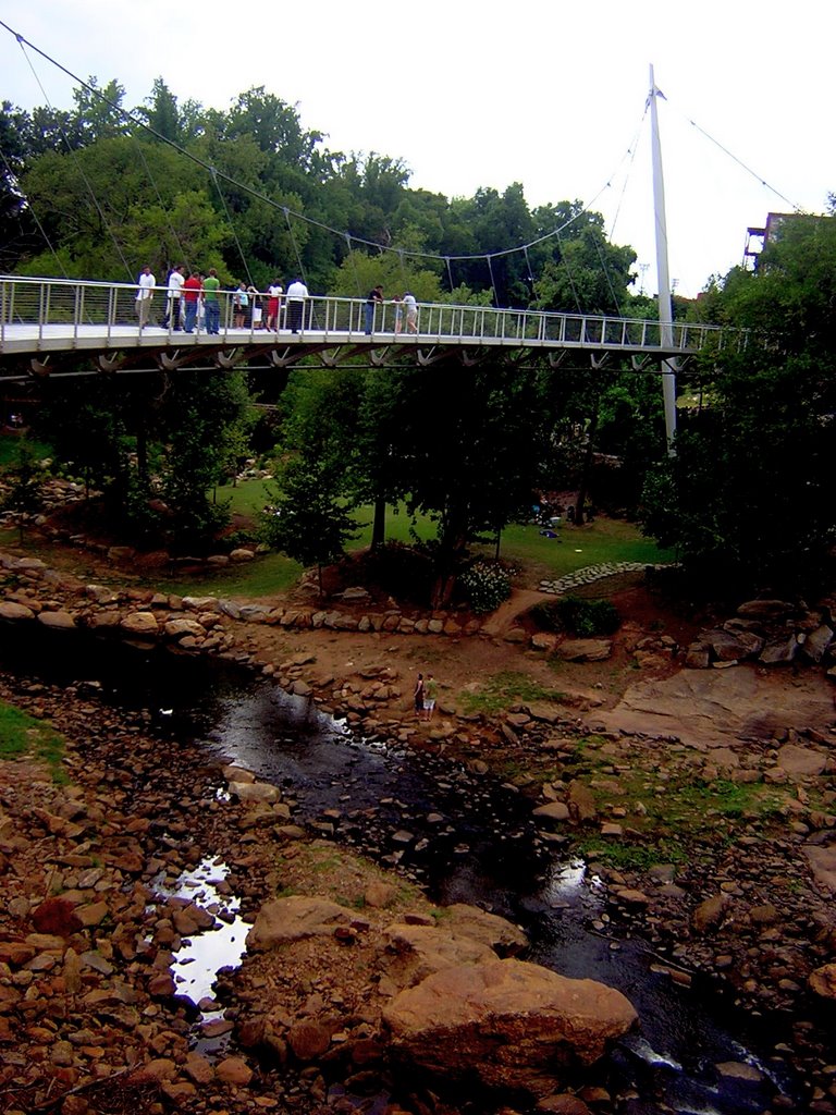 Falls Park, Liberty Bridge 8-24-2008