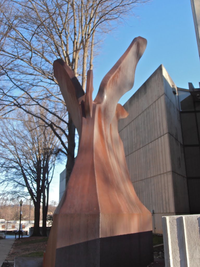 Steel statue