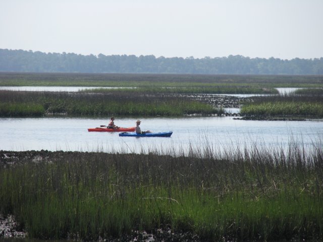Inlet at high tide