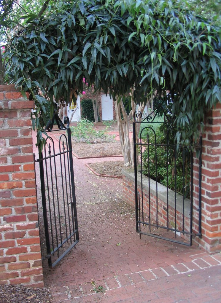 Garden gate, U. of South Carolina