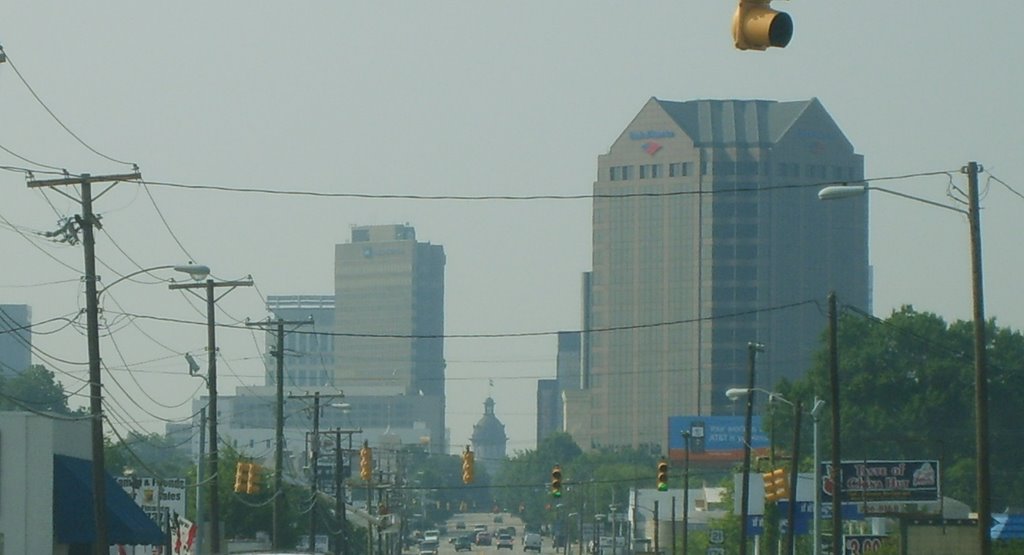 Skyline coming from North Main St.