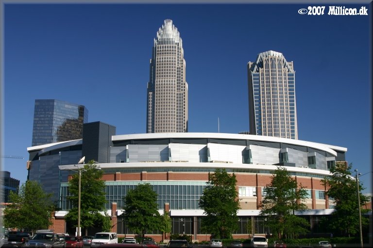 Charlotte Bobcats Arena and Bank of America Corporate Center