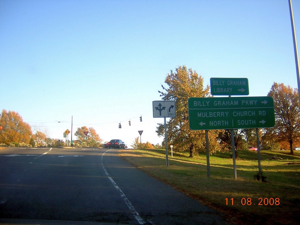 I-85 At Billy Graham Parkway, 11-8-2008