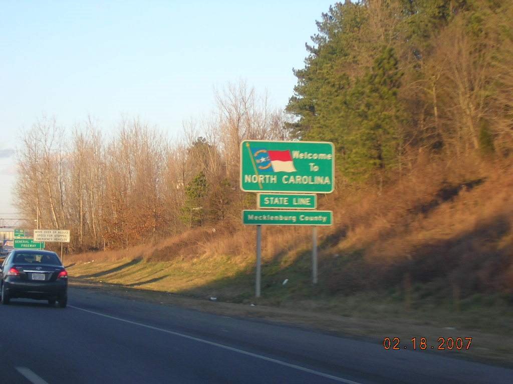Welcome To NC on I-77