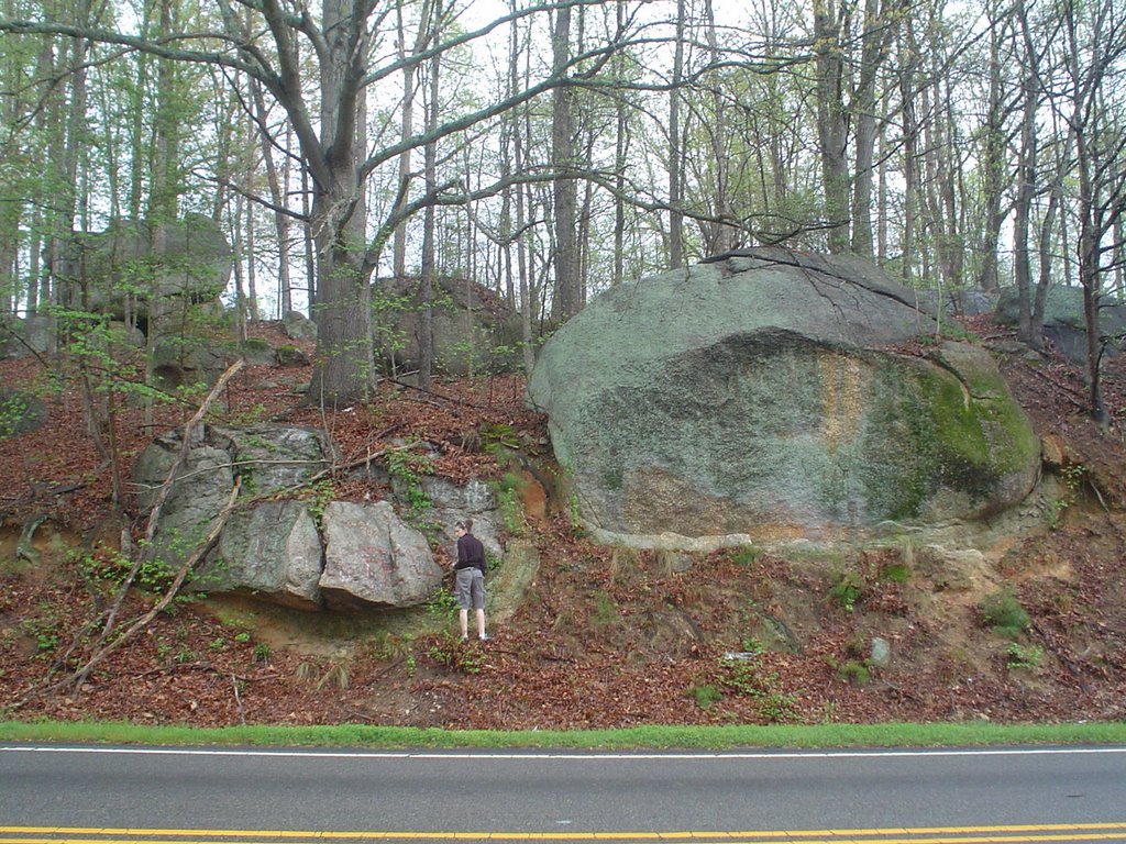 Spheroidal weathering of granite