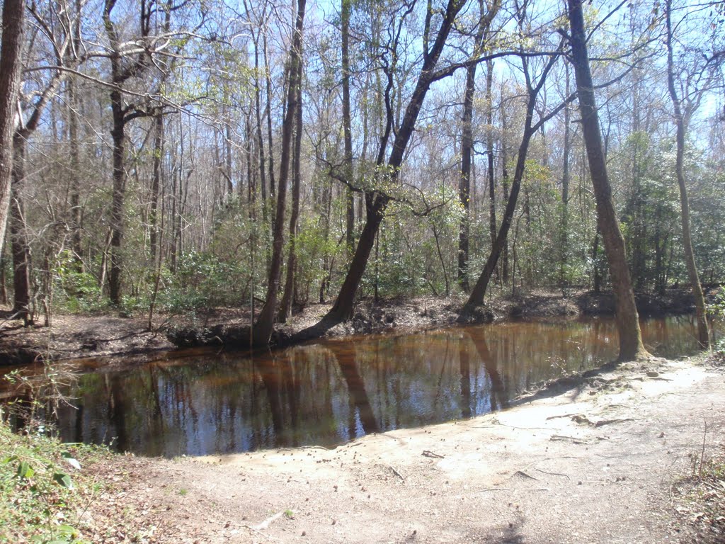 The Canoe landing at Bannisters Bridge
