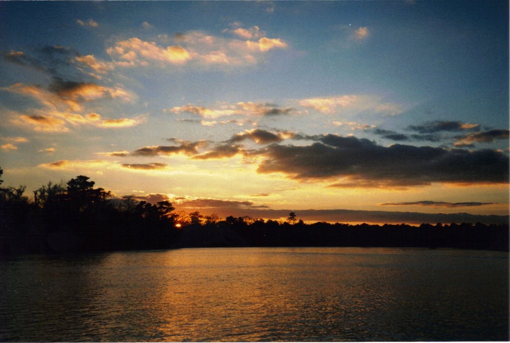 Sunset over the Santee