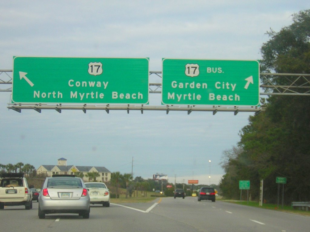 US-17 North Towards Myrtle Beach 1-10-2009