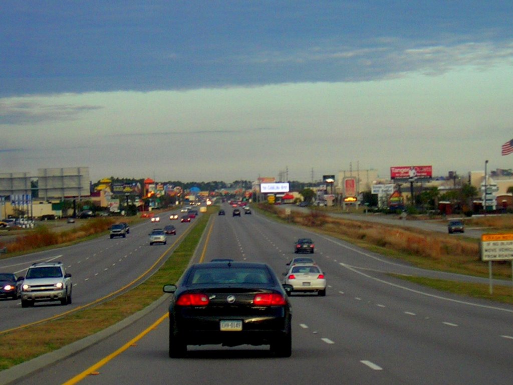 US-17 North In Myrtle Beach, The Grand Strand 1-10-2009