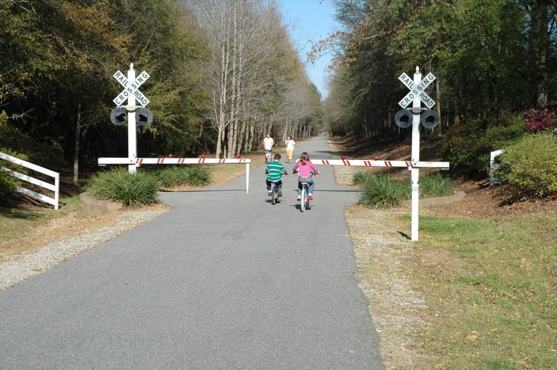 Florence Rail Trail entrance Ebenezer