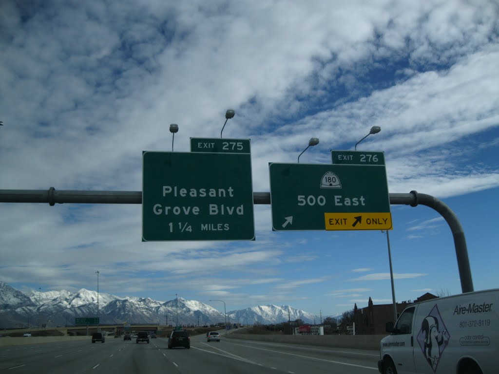 UT-180 and Pleasant Grove Blvd. Signage