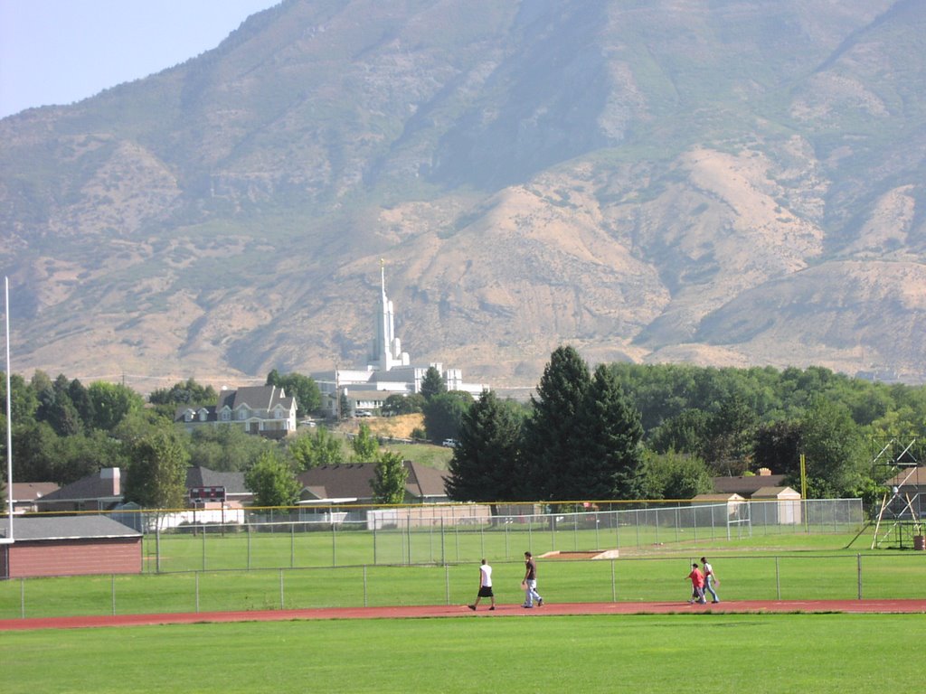 Timpanogos temple from AFHS