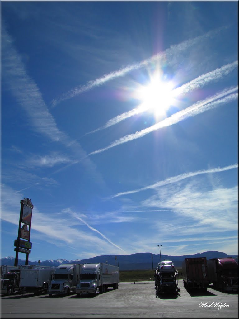 MORNING SKY. BEAVER, UTAH.