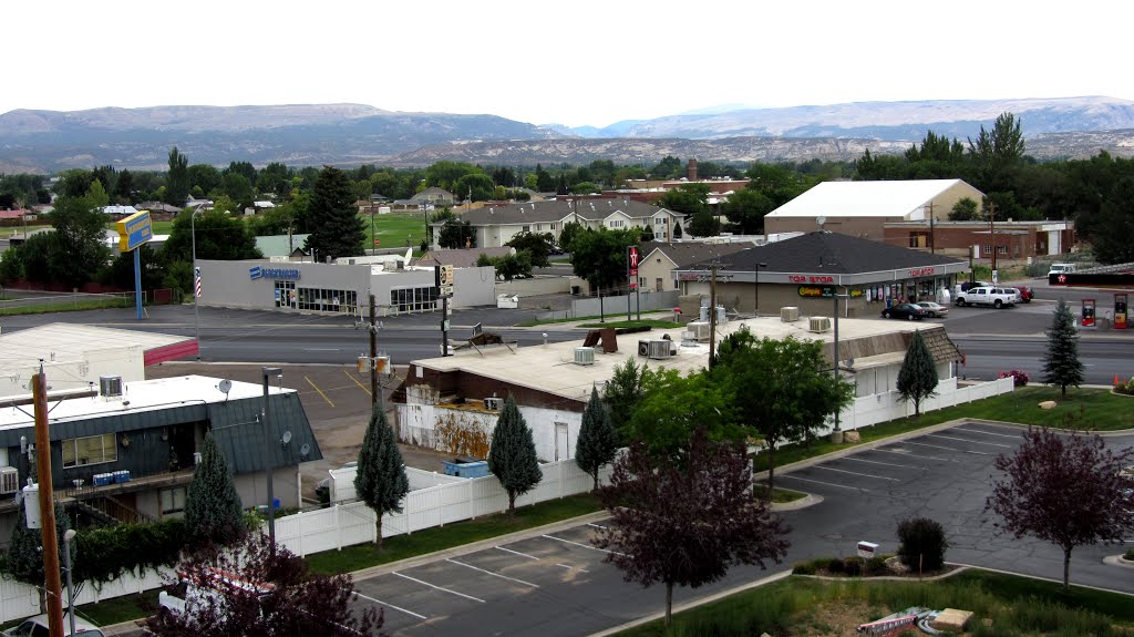 View across town looking North West from 100 South