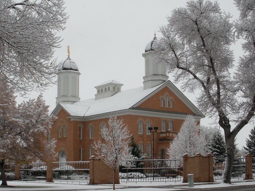 Vernal Temple in the first snow of the season