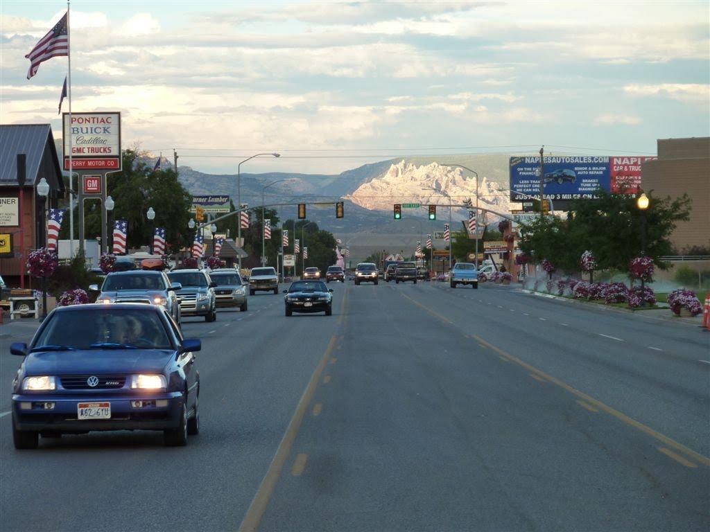East Hwy 40 in Vernal, Utah by Dinosaur Museum