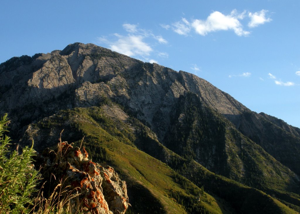 Mount Olympus from Neffs Canyon Ridge, Wasatch Mountains, Utah.